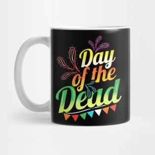 Colorful Logo For Day Of The Dead Mug